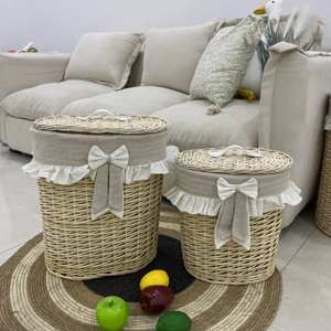 Multi Purpose Woven Hamper Perfect As Laundry <strong>Basket</strong>/Dirty Clothes Organizer/<strong>Nursery</strong> Storage - Product Image 1