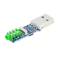 Placa decodificadora DAC USB PCM2704, tarjeta de sonido Mini USB con salida analógica, adaptador de audio de alta fidelidad para PC, portátil, bricolaje