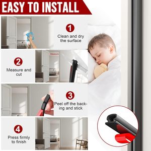 Guarnizione autoadesiva impermeabile in EPDM per bordi portiera <span class=keywords><strong>auto</strong></span>, con saldatura e taglio, insonorizzante - Product Image 4