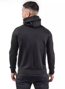 Sudadera Deportiva para Hombre de Algodón/Poliéster, de Alta Calidad, con Impresión Personalizada, Tejido de Felpa, Técnica Lavada, Antiarrugas, Color Sólido - Product Image 5