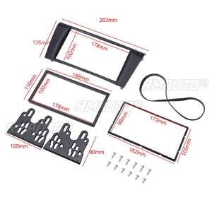 Kit de embellecedores de panel de salpicadero 2DIN para radio estéreo de coche y DVD, cubierta de marco para Mazda 3 AXELA 2004 2005 2006 2007 2008 2009 - Product Image 6