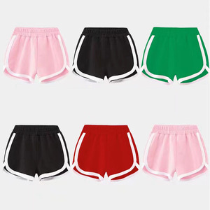 Vêtements de mode pour femmes Shorts d'entraînement amples femmes <span class=keywords><strong>rouge</strong></span> actif <span class=keywords><strong>femme</strong></span> enfants enfant jeunesse acclamation Shorts de sport pour les filles - Product Image 3