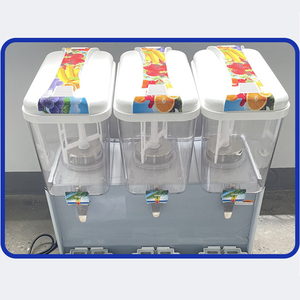 Dispensador de Bebidas Frías Comercial de 3 Tanques, Enfriador de Bebidas para Tiendas de Té de Burbujas AS-Icecream022, Tres Tanques de 18L para Servir Tres Bebidas - Product Image 5