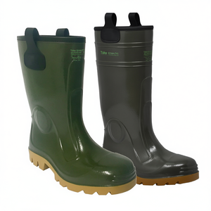 Botas de Seguridad de PVC Verde Ttake Tronchetto Talla 48 Para Sole - Product Image 2