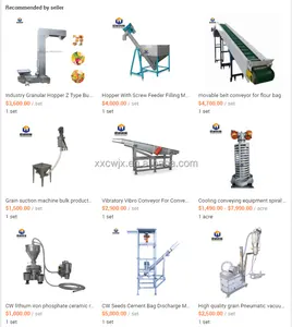 Industrial Powder Vibrating Sifter Sugar Grinder Pulverizer Ribbon Mixer Screw Vacuum Conveyor Salt Packing Spray Dryer Machine