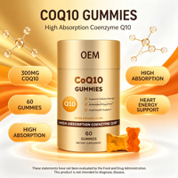 Julong Private Label Co-enzym Q10 Gummies Immuniteitversterkende Ondersteuning Natuurlijke Antioxidanten Vitaminen CoQ10 Gummies voor Hartgezondheid