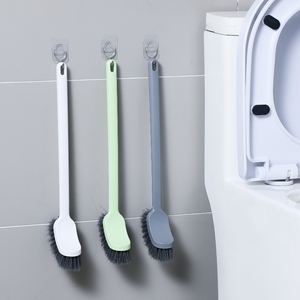Sanga Cleaning Brush Non Wall-mounted Long Handle Detachable Silicone Toilet Brush With Holder - Product Image 1
