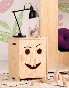 Table de chevet en bois pour enfants, armoire de rangement pour jouets, meubles - Product Image 3