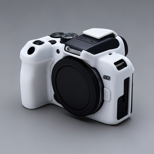 Ốp máy ảnh silicon cho EOS R10, chống sốc, bảo vệ, có tay cầm có vân, màu sắc & logo tùy chỉnh - Product Image 2