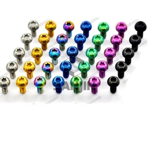 <span class=keywords><strong>Vis</strong></span> en titane TC4GR5 M5x10 12mm pour disques de frein de vélo de montagne et de vélo de route, tête Torx T25 - Product Image 2
