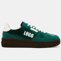 Baskets de basketball rétro personnalisées pour hommes, modèle de luxe marron avec design mocassins à bout, tige tendance en PU, semelle intérieure, pour hommes et femmes