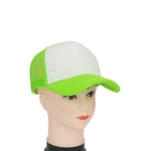 Casquette de baseball personnalisée de haute qualité à 5 panneaux en coton avec logo brodé et filet, casquette de camionneur classique unie, casquette de sport pour hommes - Product Image 2