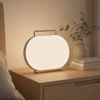 Lampe de luminothérapie LED sans UV 10000 Lux, lampe de lumière du jour SAD, design portable pour la maison, le bureau, l'hiver, GQ-L2