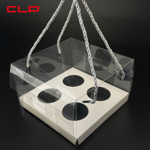 Trong Suốt Bó Hoa Quà Tặng Bao Bì Túi Nhựa Với Rõ Ràng PVC Xử Lý Cho Valentine Của Ngày Tăng Sắp Xếp Hộp Hoa - Product Image 2