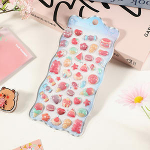 Pegatinas Creativas de Gemas en Relieve 3D de Dibujos Animados para Niñas, Decoración para Teléfonos Móviles, Ecológicas, Impermeables, Tamaño Personalizado - Product Image 6