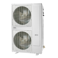 Rentable 50HZ R410a DC 220-240V 100KW 16000Btu Mini système VRF unité extérieure climatiseur Central Commercial