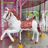 Fabricant de manèges de parcs d'attractions, manège carrousel, thème animaux de dessin animé, aire de jeux intérieure