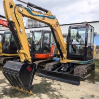 Excavatrice sur chenilles hydraulique Caterpillar 6 tonnes CAT 306E2 d'occasion pour la construction de serres et petits projets de construction à vendre