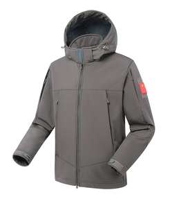 Chaqueta táctica de concha blanda para hombre, chaqueta informal a prueba de viento para entrenamiento al aire libre, chaqueta cortavientos gruesa para hombre, chaqueta Wam - Product Image 4