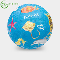 ZHENSHENG – balle de jeu en caoutchouc imprimée personnalisable de 10 pouces