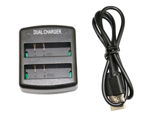 HOSHI Xiaoyi-Base de carga con doble cargador de batería, accesorios para Cámara de Acción <span class=keywords><strong>Xiaomi</strong></span> Yi <span class=keywords><strong>4k</strong></span> de segunda generación - Product Image 4
