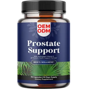 Suplementos de ervas para a saúde da próstata com Beta Sitosterol Selênio Pygeum e Saw Palmetto para homens Masturbação frequente da próstata