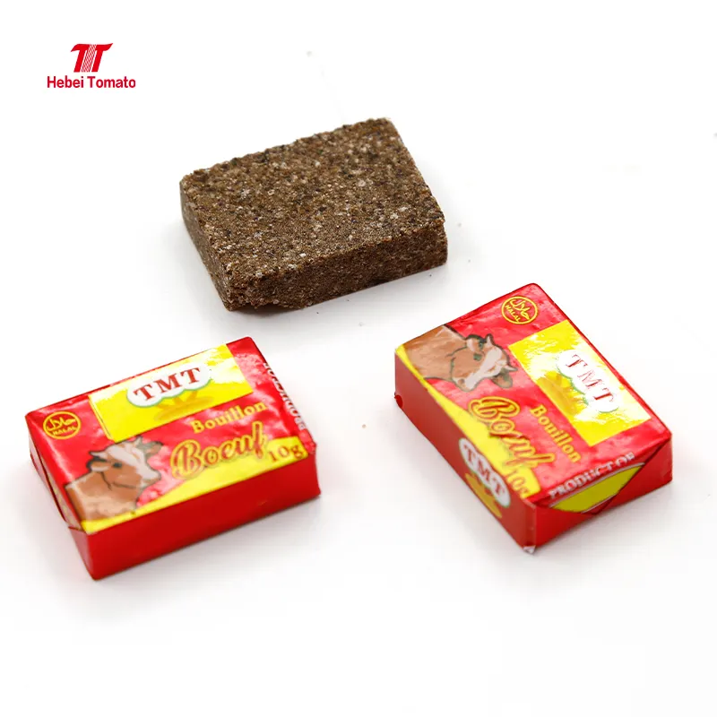 Harga Murah Bumbu Halal Rasa Daging Sapi Bumbu Kubus Instan Bouillon Stock Sup Bubuk Kubus