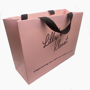 Campione gratuito personalizzato stampato carta di arte sacchetto di carta shopping bag con il marchio