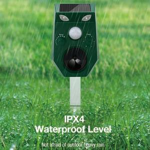 เครื่องไล่นกสุนัขแมวสุนัขและแมวควบคุมสัตว์รบกวนด้วยพลังงานแสงอาทิตย์เซ็นเซอร์ PIR อเนกประสงค์ - Product Image 4