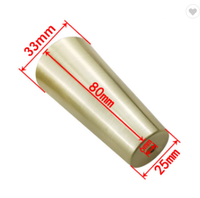 YOYOW Moderne Or Fin Laiton Meubles Jambe Tube Protecteur 80*33*25 Table Pieds Base Caps pour Salle À Manger Chaises Canapés Cabinet Jambe
