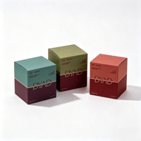 Boîte en papier pliable personnalisée, boîte de luxe pour bougies, parfums, cosmétiques, bijoux, boîte cadeau rigide avec aimant, boîte avec insert en mousse personnalisé