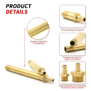 Tốt nhất bán hasco khuôn phần thành phần Brass vườn Hose nối nam chủ đề kết nối thẳng