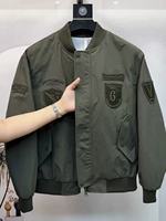 Blouson Bomber Pilote MA1 Tendance 2026 pour Homme, Décoré de Patchs Brodés, Manches Longues, Poignets et Ourlet Côtelés, Résistant au Vent, Manteau Décontracté Style Baseball