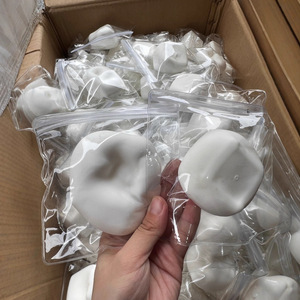 Juguete Antiestrés Blando y Esponjoso de Doble Forma con Sabor a Leche, Novedad DIY de <span class=keywords><strong>Mochi</strong></span> Blanco Glaseado, de Gran Venta - Product Image 6