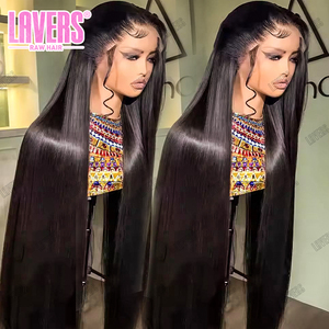 30英寸预拔高清蕾丝假发，生人发瑞士高清蕾丝假发，预拔漂白结人发全蕾丝假发 - Product Image 4