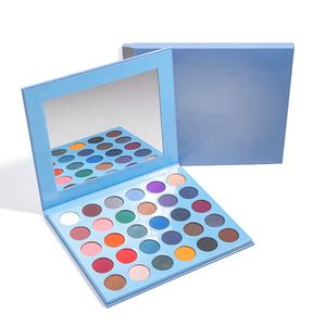 <span class=keywords><strong>Palette</strong></span> de maquillage professionnel, <span class=keywords><strong>Palette</strong></span> de 30 couleurs, <span class=keywords><strong>bleu</strong></span> pigmenté, en carton, <span class=keywords><strong>fard</strong></span> à paupières, scintillante et mate - Product Image 4