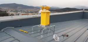 Baliza de rotación de helipuerto. La L-802H cuenta con tres lámparas de 150 vatios y tres lentes: transparente, aviación verde y amarillo. - Product Image 5