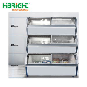 Vitrina Exhibidora de Alimentos Congelados de Alta Capacidad con Puerta de Vidrio, Congelador para Helados para Supermercados y Cafeterías - Product Image 2