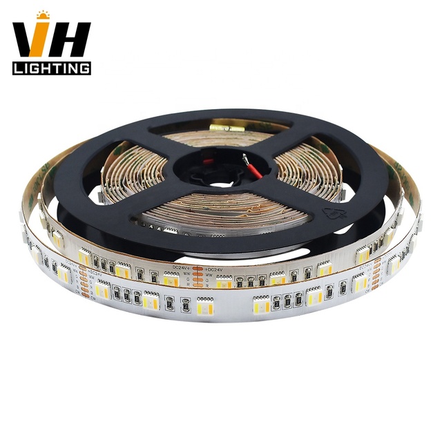 5in1 Rgbww Led Strip High CRI 80 90 95 Smd 5050 Flexible Led Light Tape 60leds/m RGBCW 12V 24V RGBCCT Led Light Strip