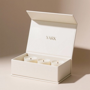 Boîte d'emballage personnalisée, boîte-cadeau rigide, boîte de thé, de savon, de bougie, emballages de luxe avec logo imprimé - Product Image 2