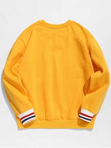 <span class=keywords><strong>Sweat</strong></span>-shirt col ras du cou jaune pour hommes, design Simple, <span class=keywords><strong>pas</strong></span> <span class=keywords><strong>cher</strong></span>, personnalisé, Logo, XXXXL, - Product Image 2