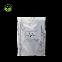 Sacs biodégradables d'amidon de maïs pour vêtements sac de vêtement compostable plastique adhésif pour t-shirt