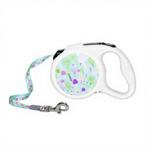 สายจูงสุนัขแบบยืดหดได้รุ่นใหม่ล่าสุดจากโรงงาน <span class=keywords><strong>Kingspeed</strong></span> ลายป่าฝนสุดหรู ปรับความยาวได้ พร้อมเชือกผูกแบบสั่งทำพิเศษ พิมพ์โลโก้สีตามต้องการ ผลิตจากไนลอน 100% - Product Image 3