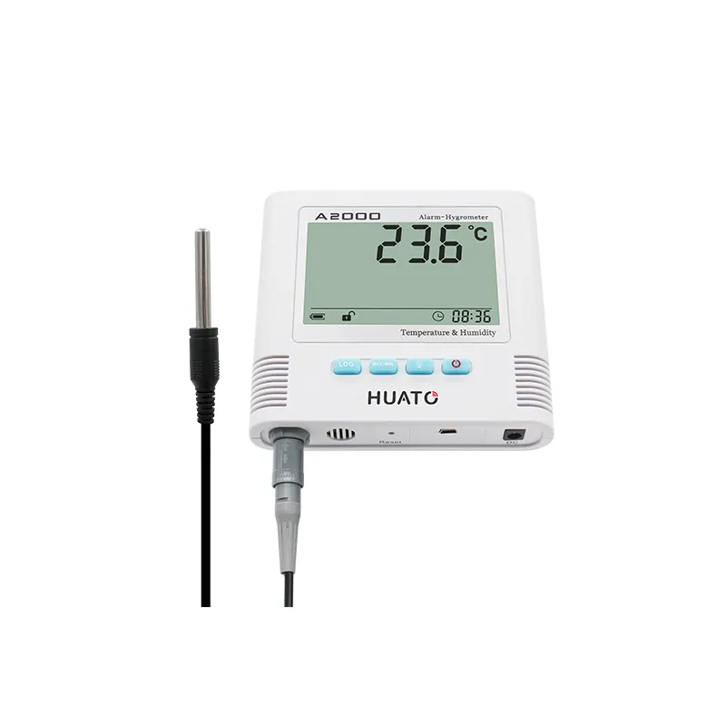 Laboratories/Factories/Refrigerator/Warehouse/Ppharmacy Uses Manual Deviation Calibration Sound & Light Alarm Hygro-thermometer