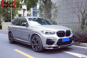 Kit de cuerpo divisor de parachoques delantero de labio delantero de estilo 3D de fibra de carbono de gran oferta para <span class=keywords><strong>BMW</strong></span> F97 X3M F98 <span class=keywords><strong>X4M</strong></span> 2019 - <span class=keywords><strong>2021</strong></span> - Product Image 3