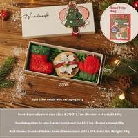 Souvenirs de Noël, petits cadeaux pratiques, vente en gros de bougies parfumées faites à la main, coffret cadeau de bougies parfumées de Noël