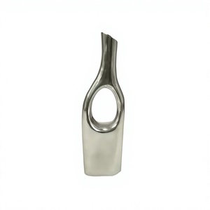 Haute vente conception personnalisée Vase à fleurs centres de Table de mariage Vases à fleurs en métal finition brillante Pot de fleur - Product Image 1