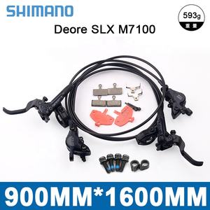 Juego de <span class=keywords><strong>Frenos</strong></span> Hidráulicos SHIMANO SLX M7100 <span class=keywords><strong>XT</strong></span> M8100, Freno de Disco Hidráulico Termorresistente de Resina M7100 M8100 para Bicicleta de Montaña - Product Image 2