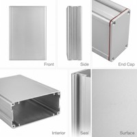 Boîtier d'extrusion en aluminium haute résistance sur mesure avec conception de sécurité structurelle pour batterie de stockage d'énergie