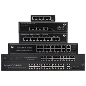 IP Remote 4/8/16/24/32 Ports RJ45 Network Switch POE LAN Port Network Switcher for IP Telephone